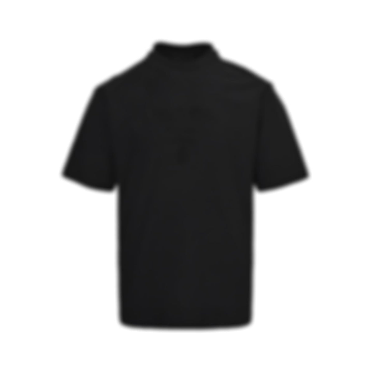Tonal Terry Logo T-Shirt - Black