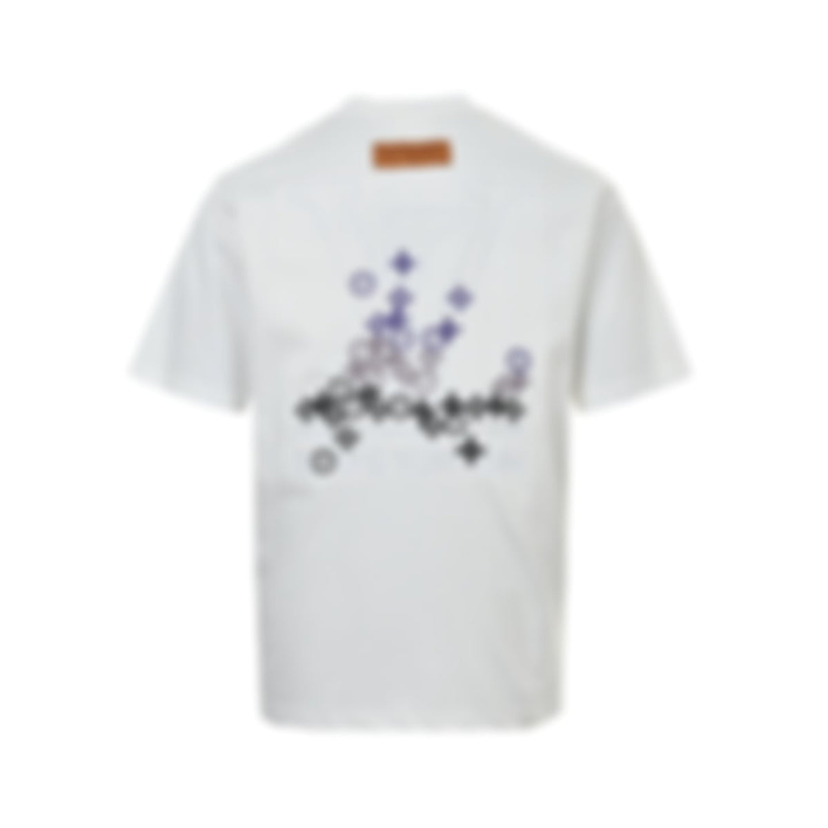 Gradient Embroidered Monogram T-Shirt | White