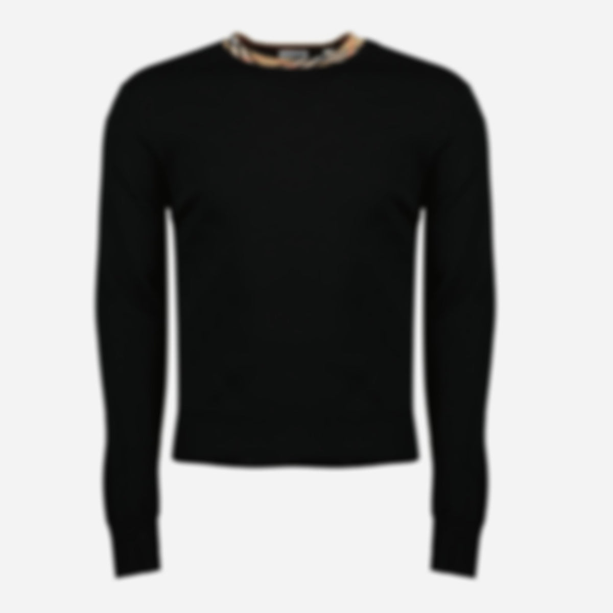 Check Wool Sweater