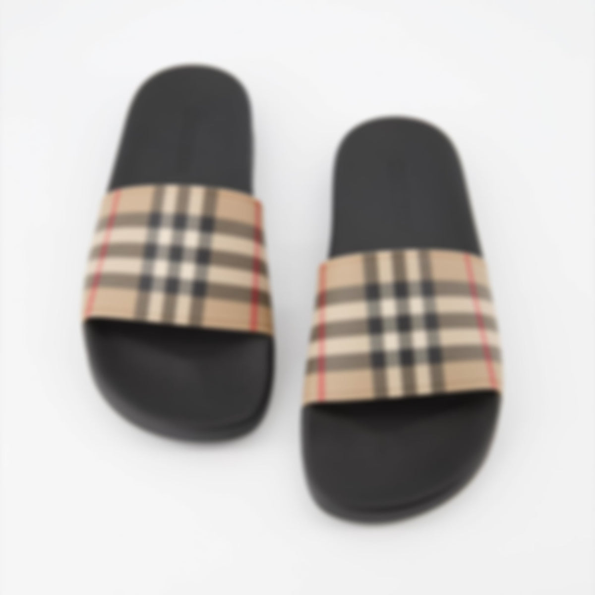 Checked Slippers