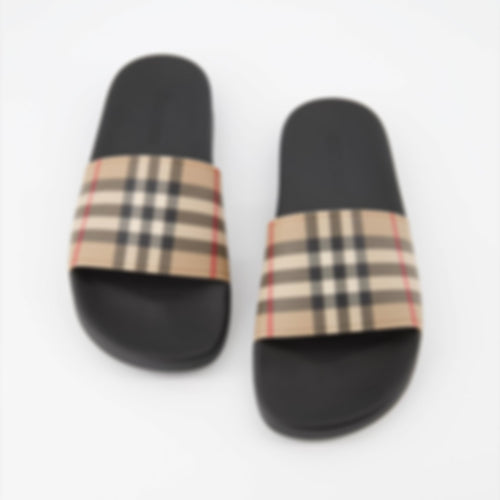 Checked Slippers