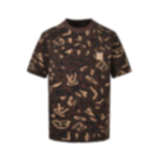 Abstract Monogram Jacquard T-Shirt