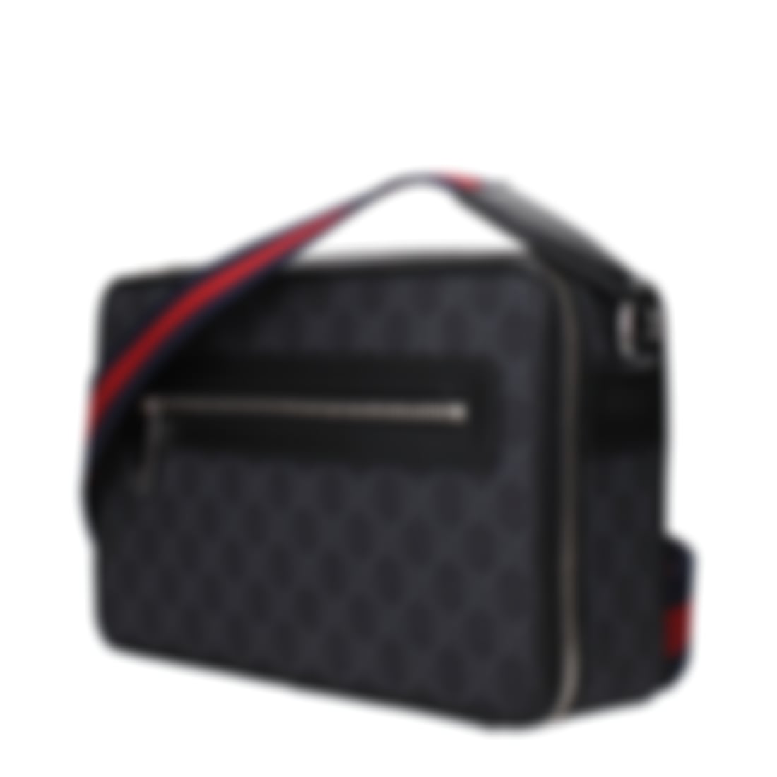 GG Supreme Web Messenger Bag | Black & Grey