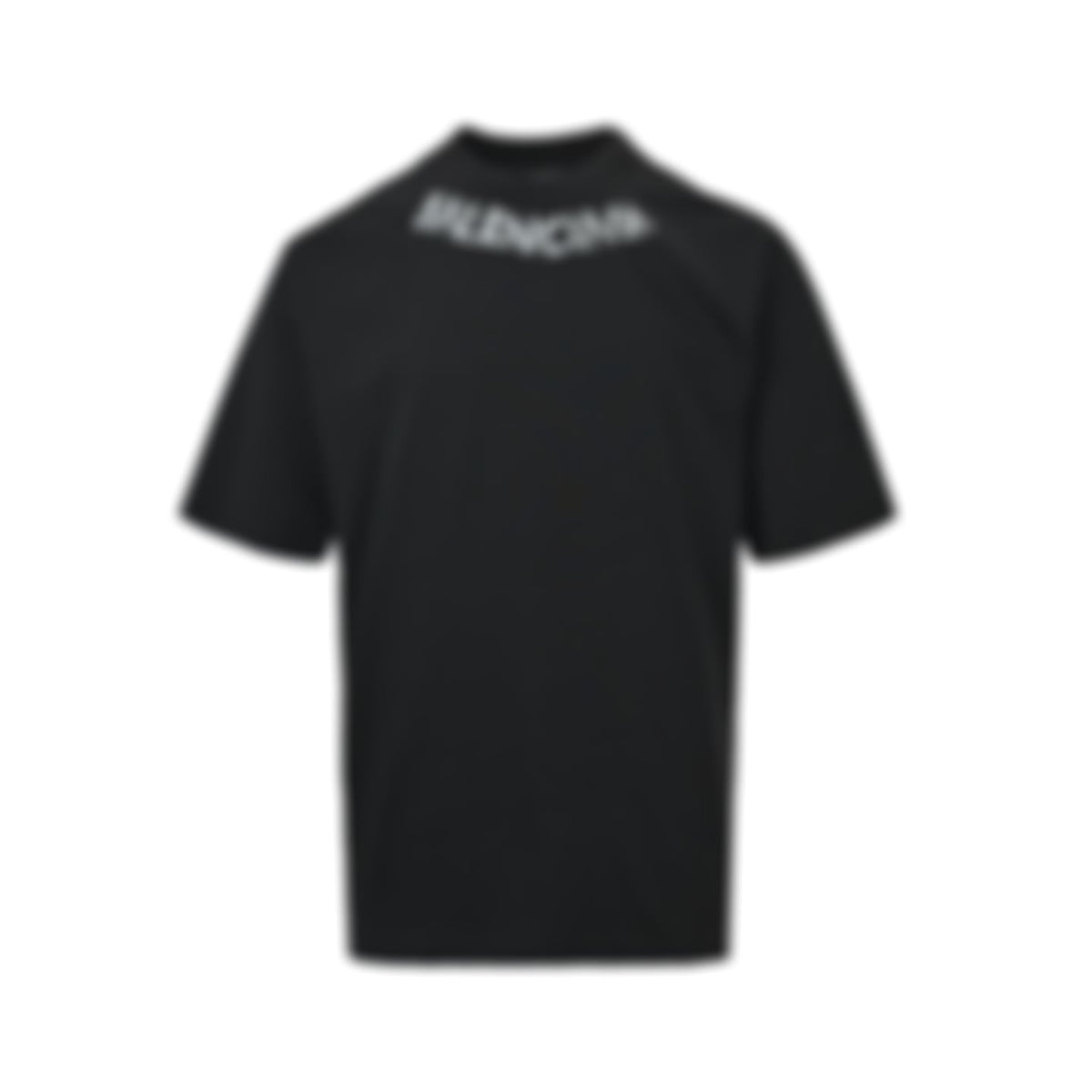 Distressed Collar Logo T-Shirt
