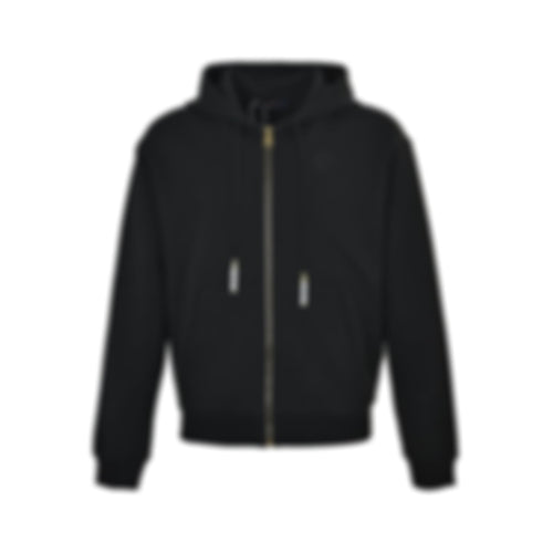 Marque Déposée Zip-Up Hoodie - Black