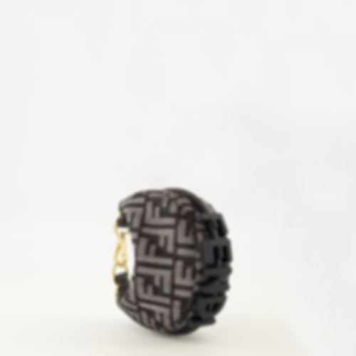 Fendigraphy Nano Bag in Gray Denim