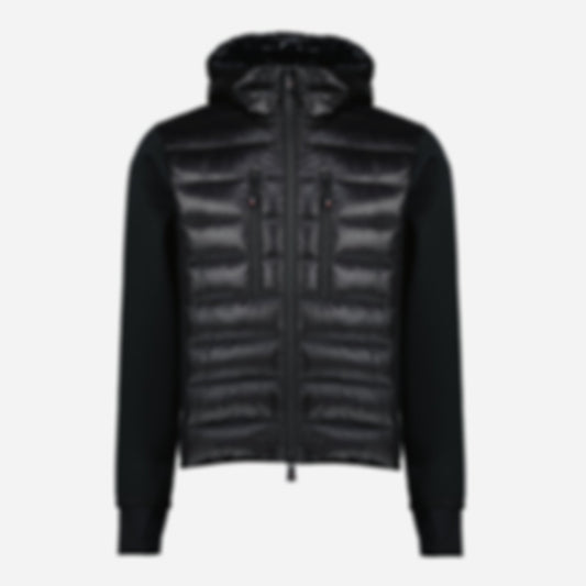 Black Zip-Up Cardigan
