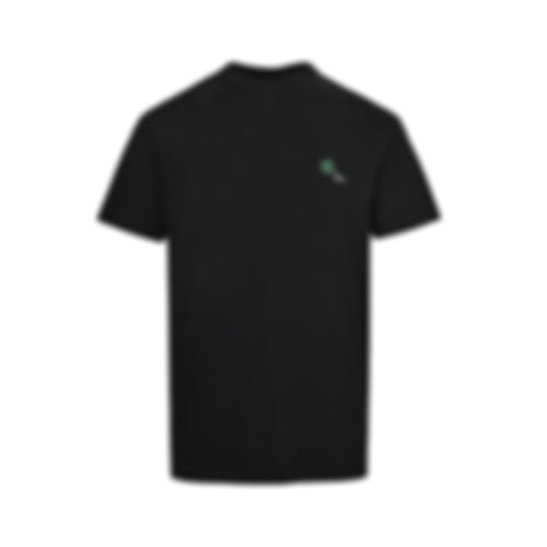 Embroidered Clover T-Shirt | Black