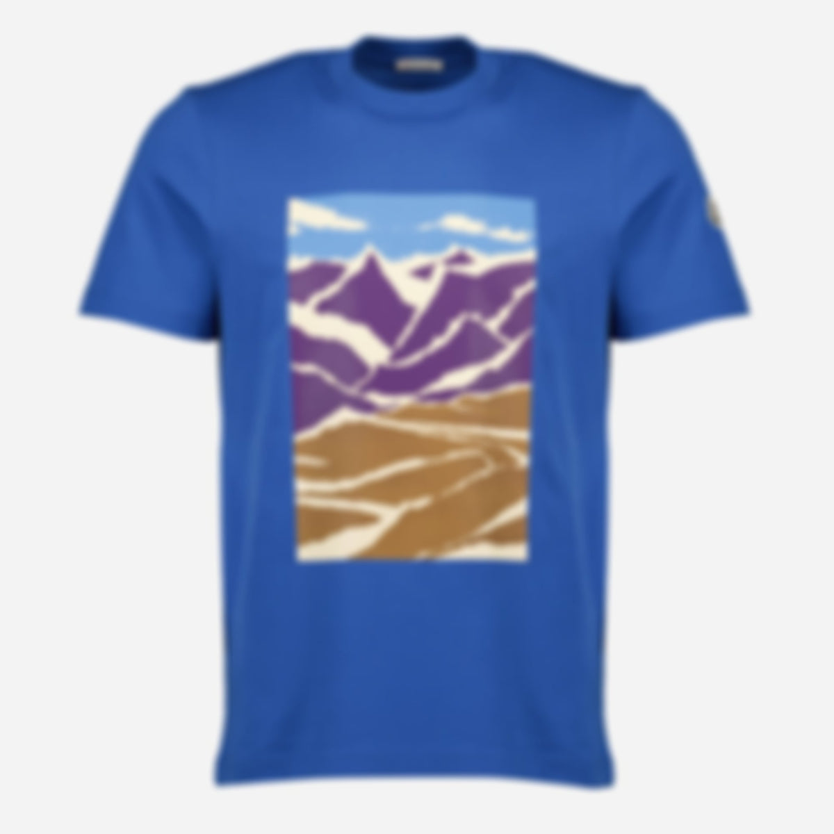 Blue Mountain Print T-Shirt