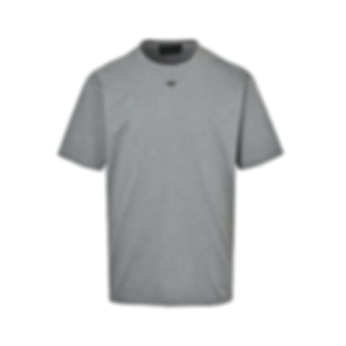 Enameled Triangle Logo T-Shirt | Heather Grey