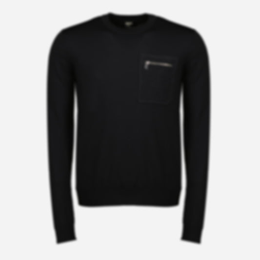 Black Wool Sweater