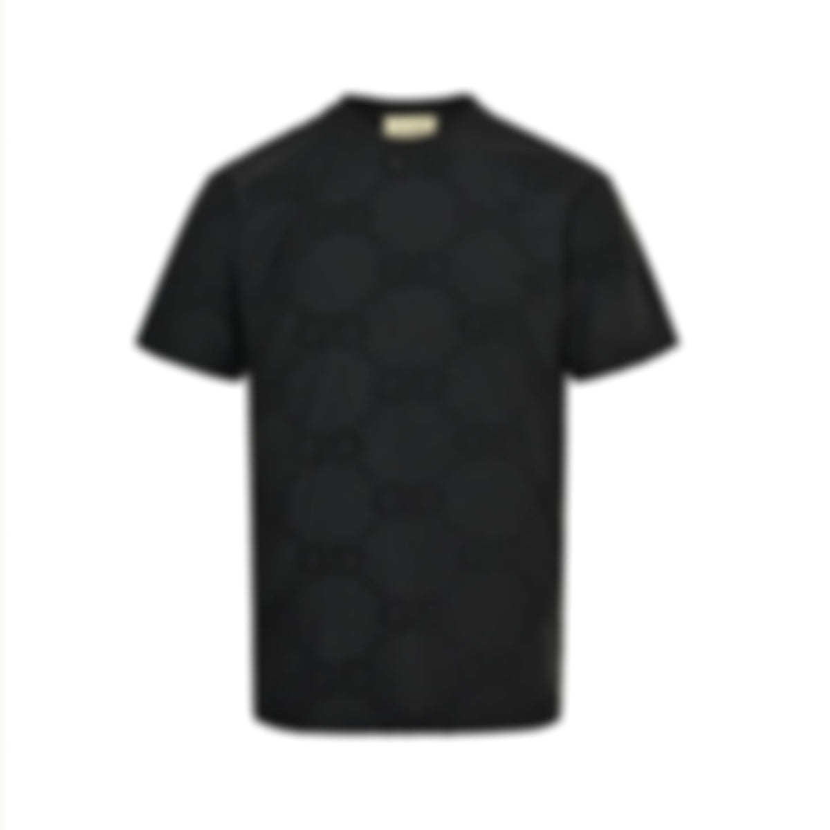 3D GG Motif T-Shirt - Black