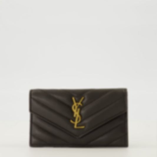 Cassandre Fragments Brown Card Holder