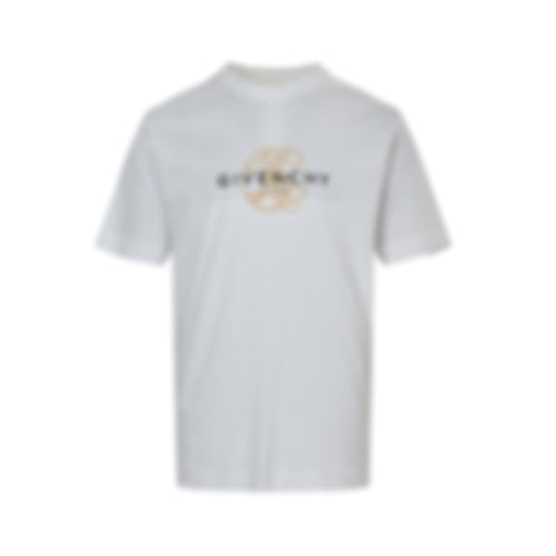 Layered Monogram Logo T-Shirt | White