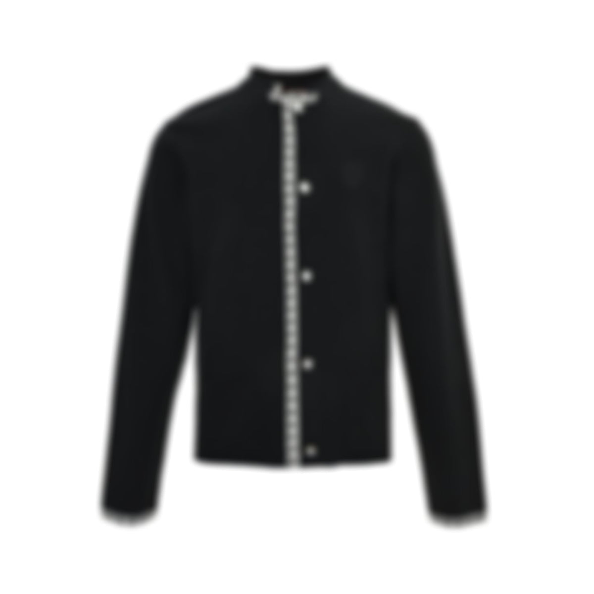 Monogram Trim Knit Cardigan