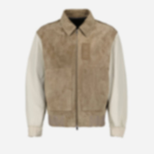 Zipped Varsity Jacket