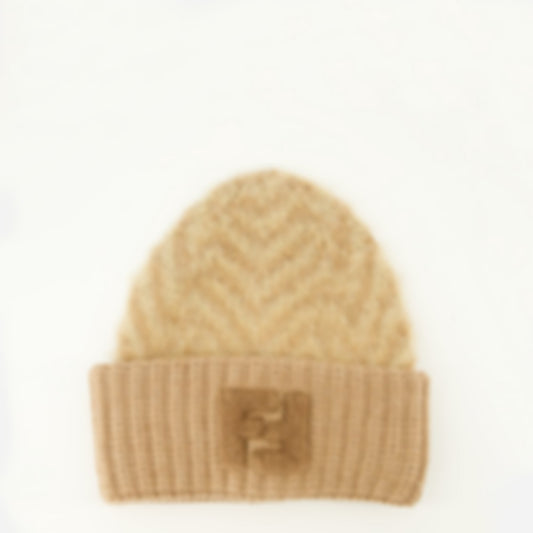 Brown Wool Beanie