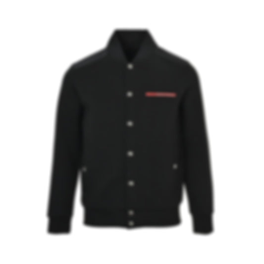 Black bomber jacket