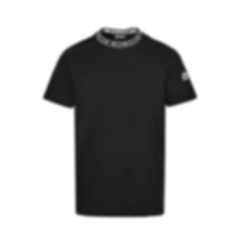 Logo Collar T-Shirt | Black