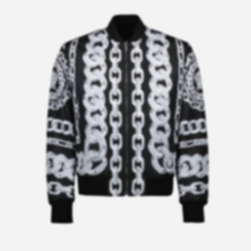Reversible bomber jacket