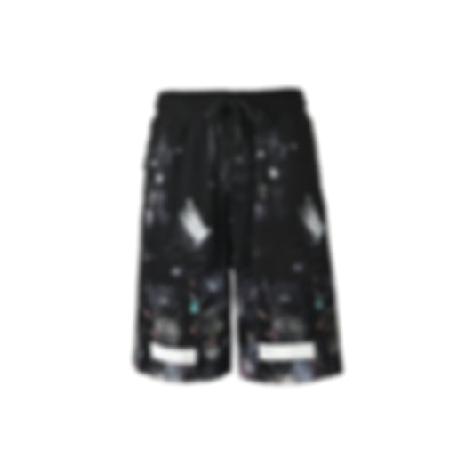 "Seeing Things" Galaxy Sweat Shorts | Black
