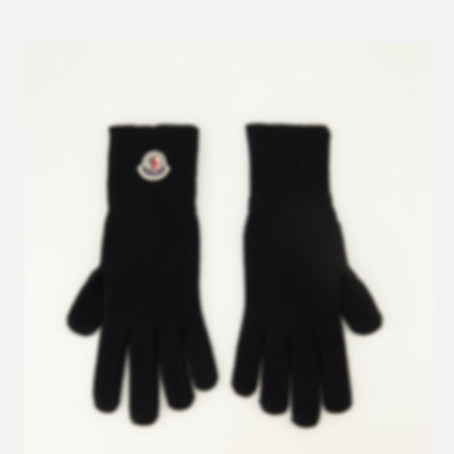 Black Wool Gloves