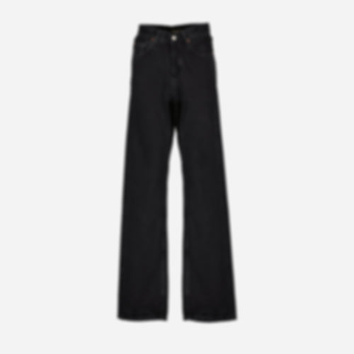 V-Waist Long Baggy Jeans