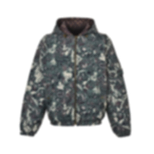 Reversible Monogram Camo Windbreaker