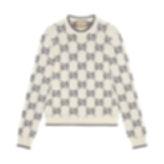 Cotton Wool Picot Trim Sweater