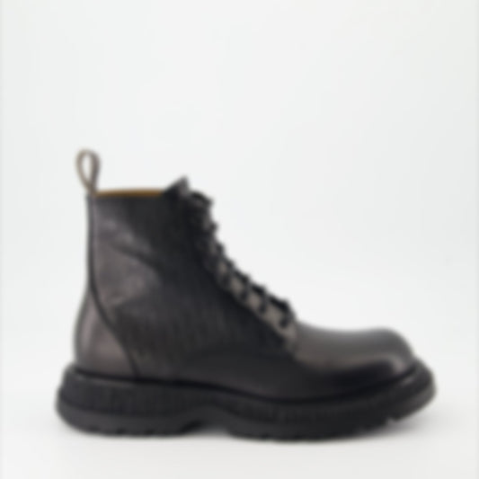 Buffalo Lace-Up Ankle Boots