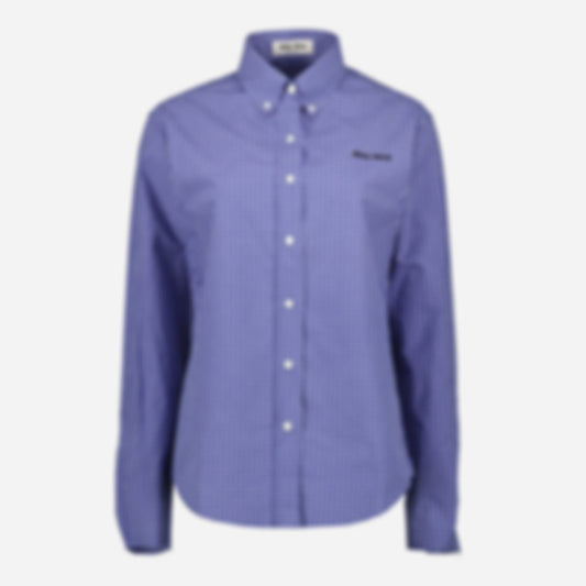Dark Blue Checkered Shirt