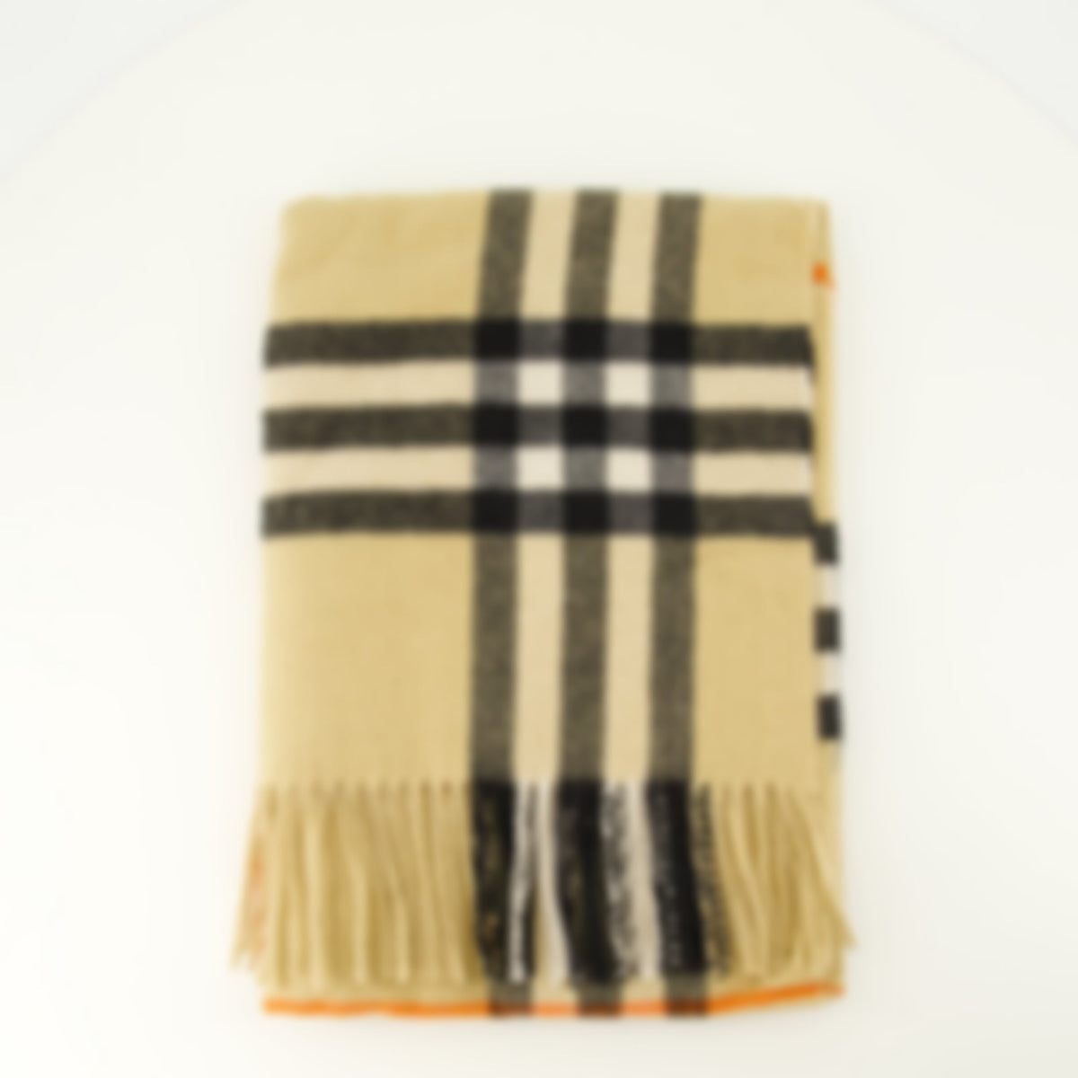 Check Cashmere Scarf