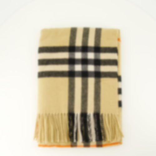 Check Cashmere Scarf
