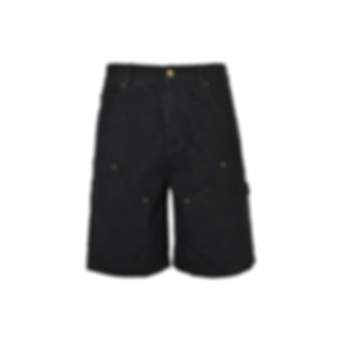 Embossed Monogram Carpenter Shorts | Black
