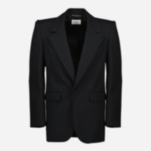 Black Wool Blazer